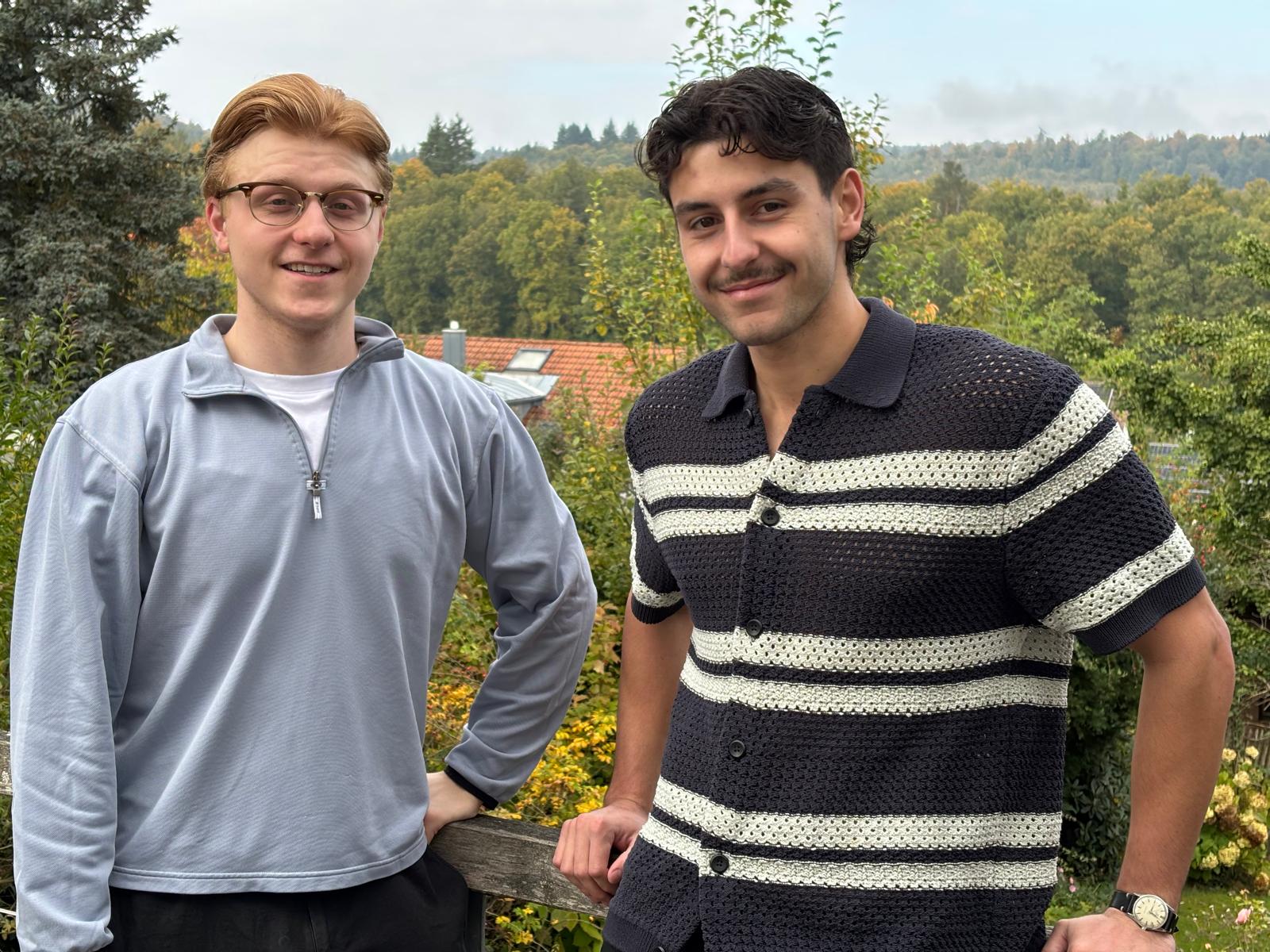 Denis Maruscak (20) und Jakob Schwan (21)