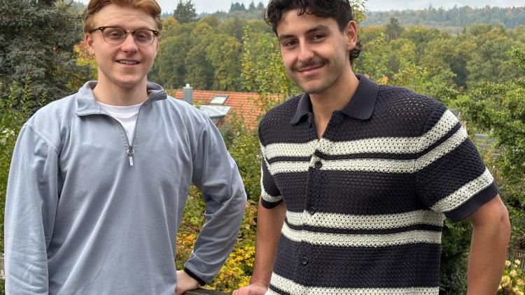 Denis Maruscak (20) und Jakob Schwan (21)