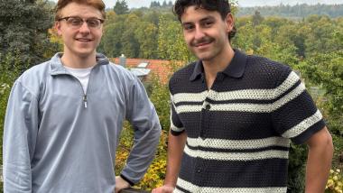 Denis Maruscak (20) und Jakob Schwan (21)